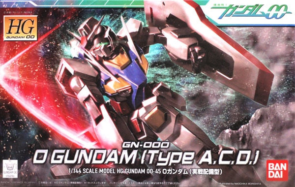 BANDAI - Gunpla - HG GN-000 0 Gundam Type A.C.D. #45 1/144