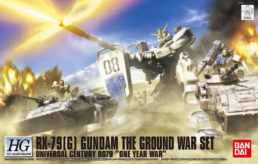 BANDAI - Gunpla - HG Universal Century - Gundam RX79 (G) The Ground War Set 1/144