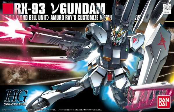 BANDAI - Gunpla - HG RX-93 Nu Gundam Metallic Coating 1/144