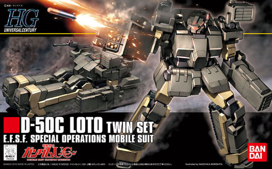 BANDAI - Gunpla - HG Universal Century - D-50C Loto Twin Set #106 1/144