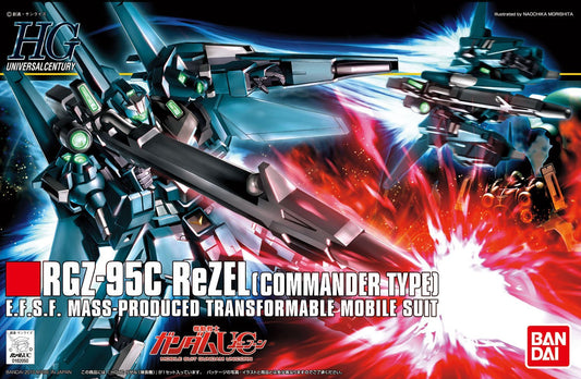 BANDAI - Gunpla - HG Universal Century - RGZ-95C ReZel Commander Type #108 1/144