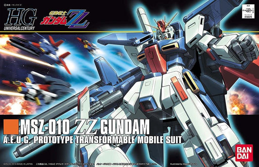 BANDAI MODEL KIT - GUNPLA - HG UNIVERSAL  CENTURY - MSZ-010 ZZ GUNDAM #111 1/144