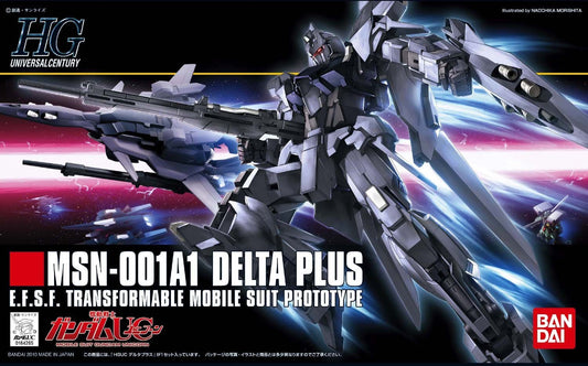 BANDAI MODEL KIT - Gunpla - HG Universal Century - MSN-001A1 Delta Plus #115 1/144