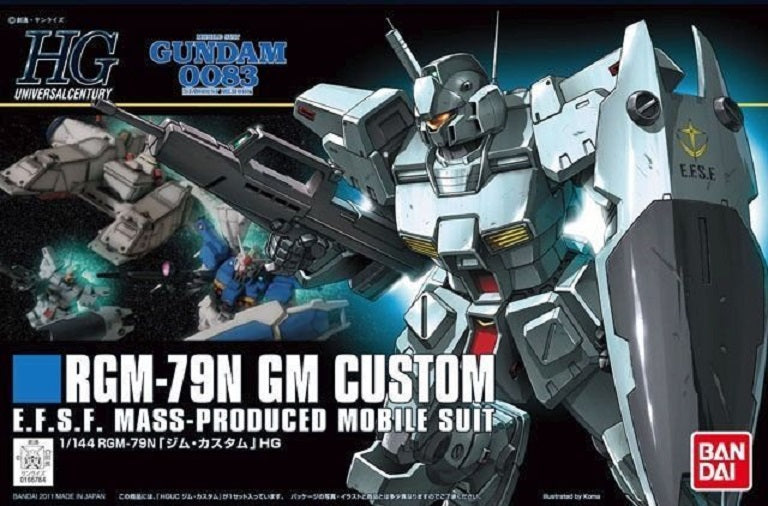 BANDAI - Gunpla - HG Universal Century - RGM-79N GM Custom #120 1/144