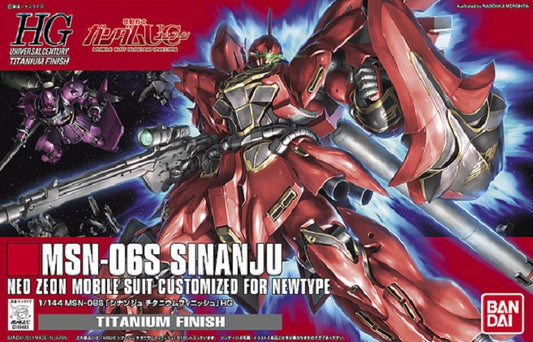 BANDAI - Gunpla - HG MSN-06S Sinanju Titanium 1/144