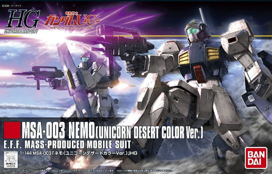 BANDAI - Gunpla - HG Universal Century - Nemo MSA-003 Unicorn Dsesert Ver #164 1/144