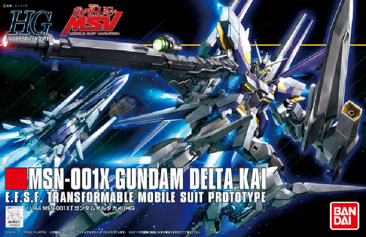 BANDAI MODEL KIT - Gunpla - HG Universal Century - MSN-001X Gundam Delta Kai #148 1/144