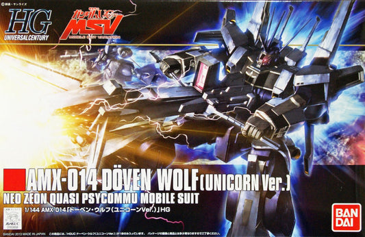 BANDAI - Gunpla - HG Universal Century - AMX-014 Doven Wolf [Unicorn] #160 1/144