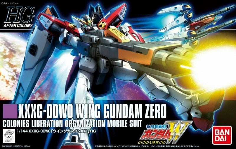 BANDAI MODEL KIT - Gunpla - HG Age Century - XXXG-00W0 Wing Gundam Zero #174 1/144