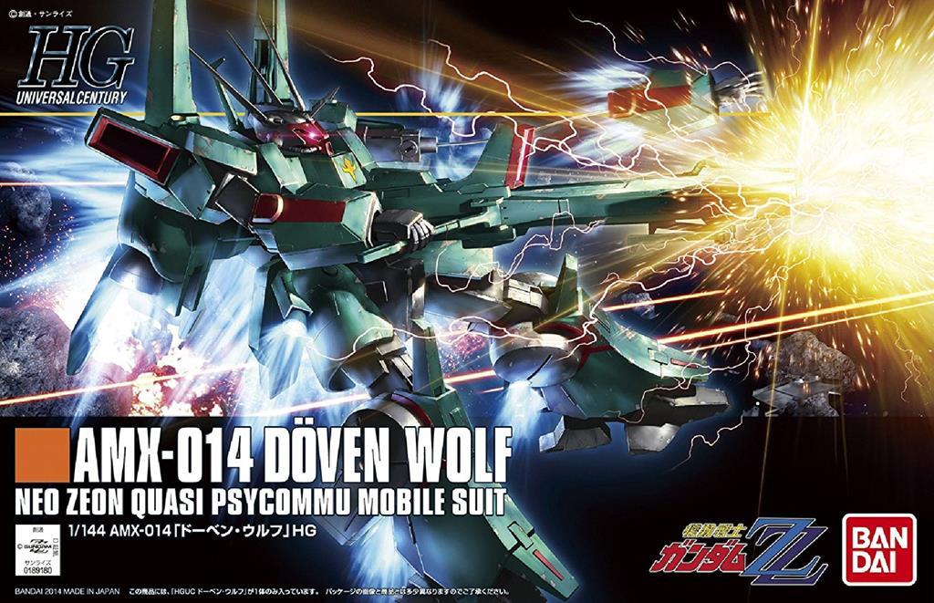 BANDAI - Gunpla - HG Universal Century - AMX-014 Doven Wolf #173 1/144