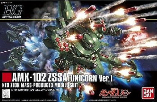 BANDAI - Gunpla - HG Universal Century - AMX-102 Zssa [Unicorn Ver] #180 1/144