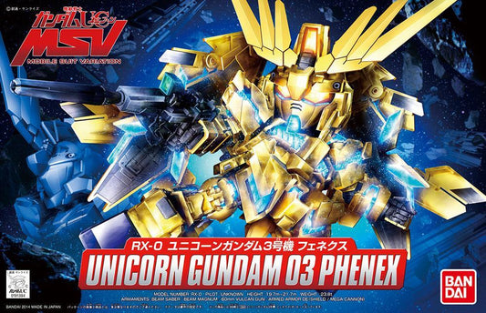 BANDAI - Gunpla - BB Gundam Unicorn 03 Phenex #394