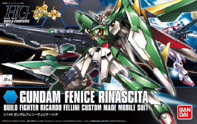 BANDAI MODEL KIT - Gunpla - HG Build Fighter - Gundam Fenice Rinascita #017 1/144