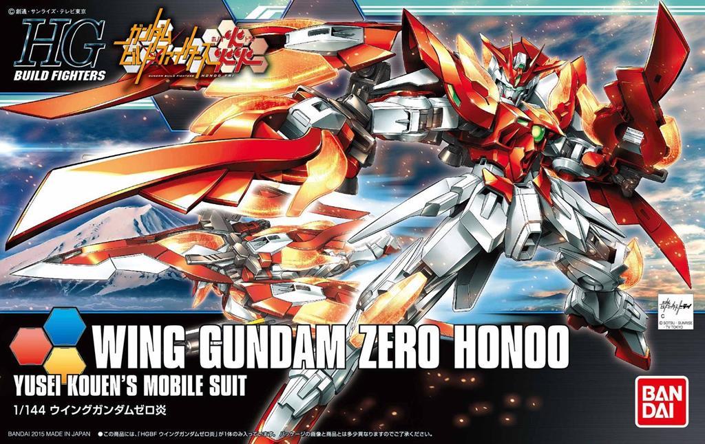 BANDAI MODEL KIT - GUNPLA - HGBF GUNDAM WING ZERO HONOO #033 1/144