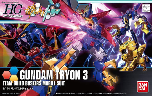 BANDAI MODEL KIT - Gunpla - HG Build Fighter - Gundam Tryon 3 #038 1/144