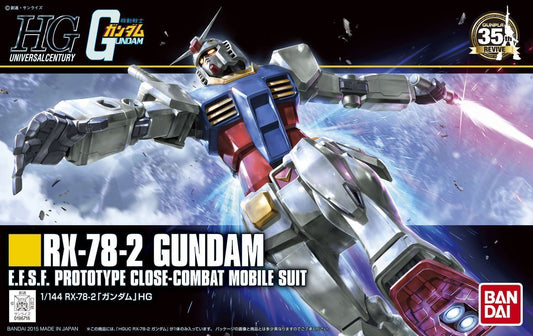 BANDAI MODEL KIT - Gunpla - HG Universal Century - RX-78-2 Revive #191 1/144