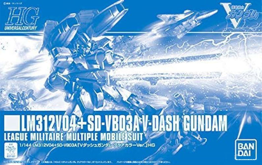 BANDAI - Gunpla - HG Universal Century - V-Dash Gundam LM312V04+SD-VB03A Blubox 1/144