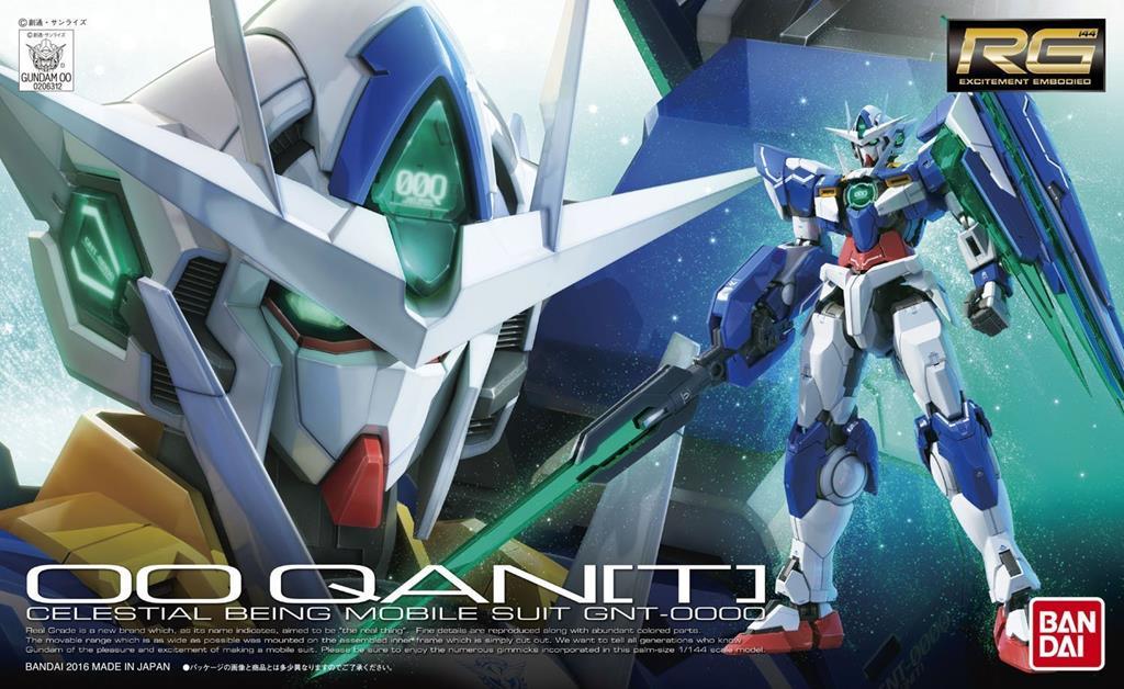 BANDAI MODEL KIT - GUNPLA - RG GUNDAM 00 QAN[T] #21 1/144