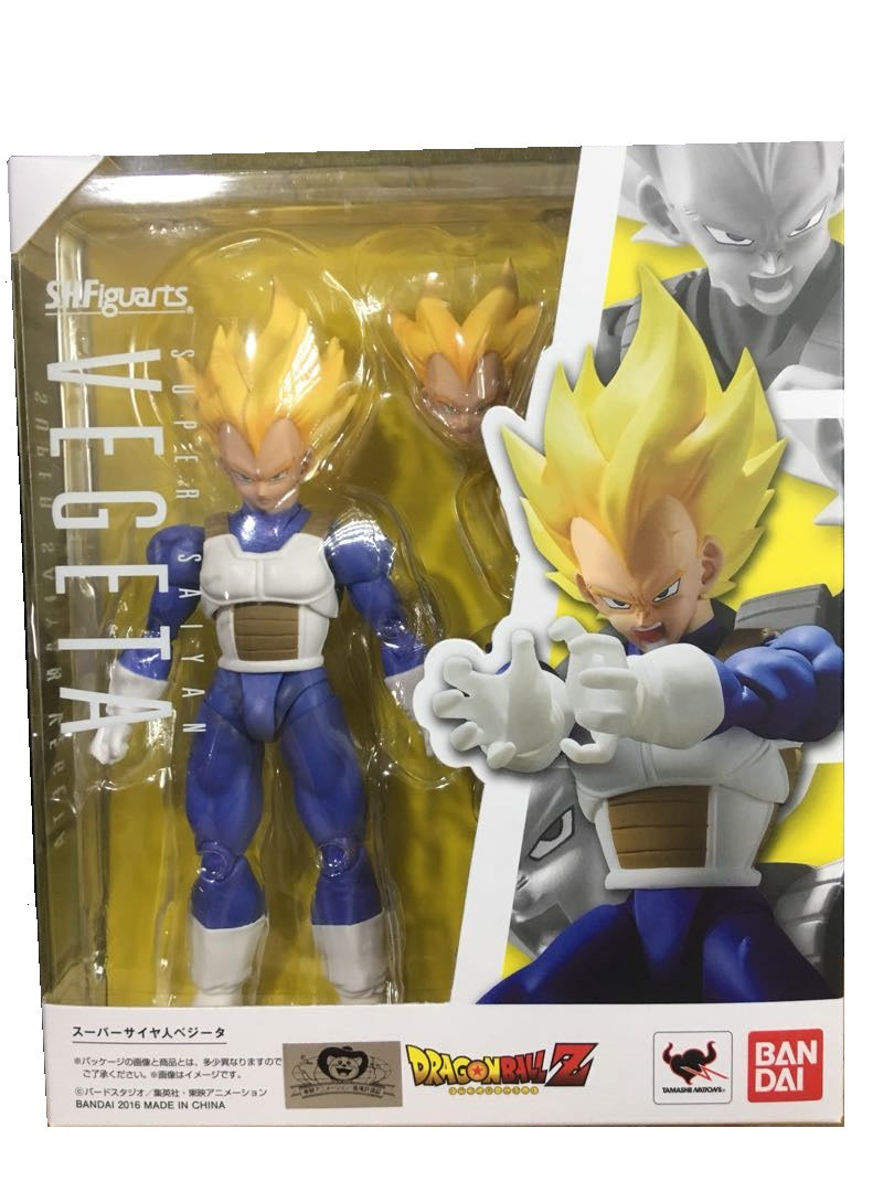 BANDAI - Dragon Ball Z Vegeta Super Saiyan S.H. Figuarts Action Figure