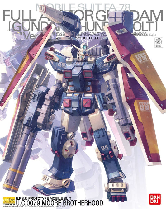 BANDAI - Gunpla - MG FA-78 Full Armor Gundam Thunderbolt Ver.Ka. 1/100