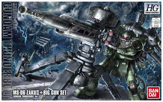 BANDAI - Gunpla - HG Zaku II Big Gun Set Thunderbolt 1/144