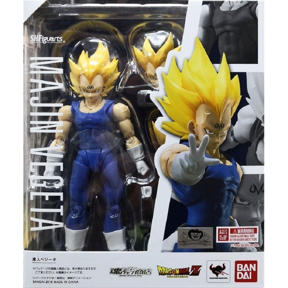 BANDAI - Dragon Ball Z Majin-Vegeta S.H. Figuarts Action Figure