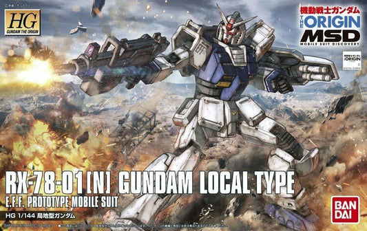BANDAI - Gunpla - HG Origin - RX-78-01(N) Gundam Local Type #010 1/144
