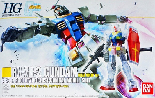BANDAI - Gunpla - HG Universal Century - Gundam RX-78-2 Revive Clear Ver Expo 1/144