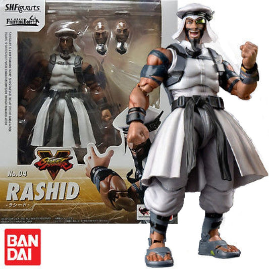 BANDAI - Street Fighter 5 Rashid S.H. Figuarts Action Figure