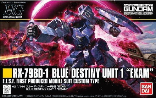 BANDAI - Gunpla - HG Universal Century - RX-79BD-1 Blue Destiny Unit1 Exam #207 1/144