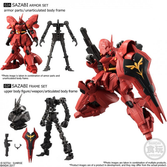 BANDAI - Gunpla - G-Frame 02A + 02F Sazabi Armor Set