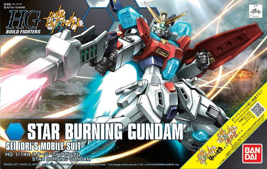 BANDAI MODEL KIT - Gunpla - HG Build Fighter - Star Burning Gundam #058 1/144