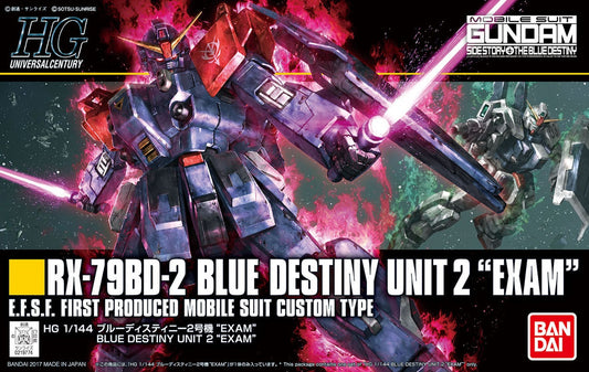 BANDAI - Gunpla - HG Universal Century - RX-79BD-2 Blue Destiny Unit 2 Exam #208 1/144