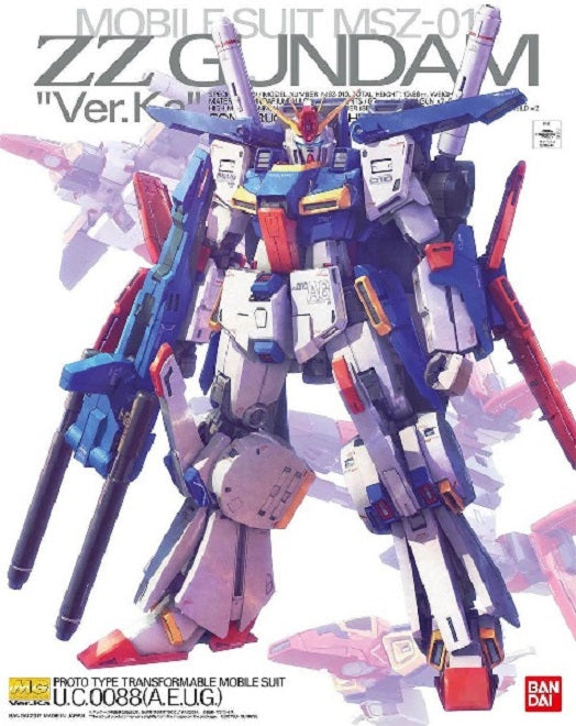 BANDAI MODEL KIT - Gunpla - MG ZZ Gundam Ver.Ka. 1/100