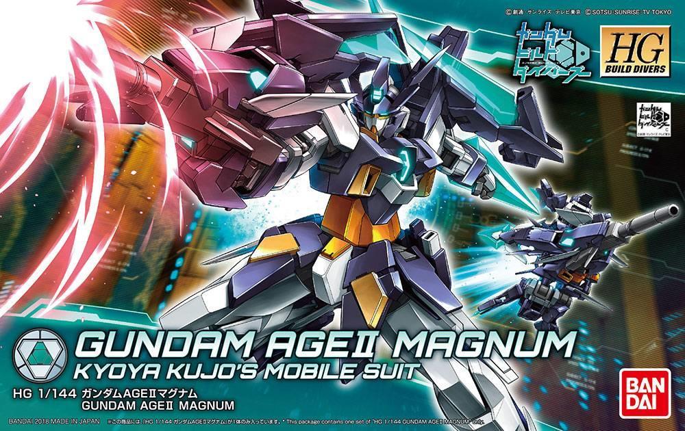 BANDAI MODEL KIT - Gunpla - Build Diver - HG Gundam Age II Magnum #001 1/144