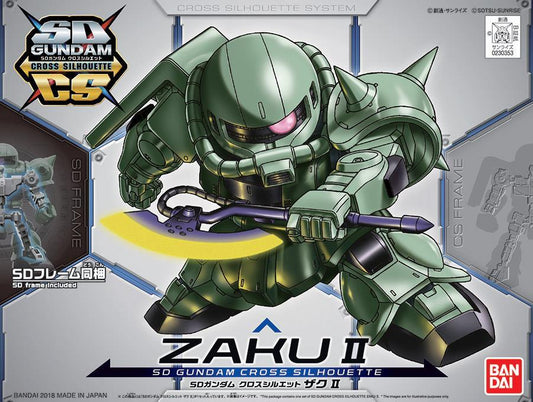 BANDAI - Gunpla - SD Cross Silhouette Zaku II #04