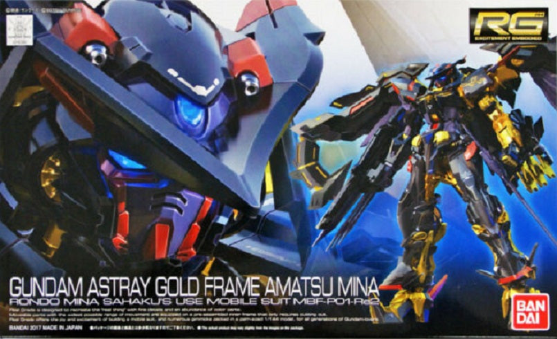 BANDAI MODEL KIT - Gunpla - RG Gundam Astray Gold Frame Amatsu Mina #24 1/144