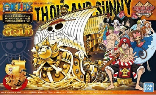 BANDAI - One Piece Grand Ship Coll Thousand Sunny Gold