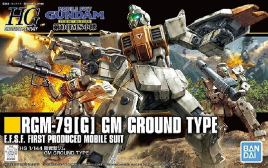 BANDAI MODEL KIT - Gunpla - HG Universal Century - RGM 79[G] GM Ground Type #202 1/144