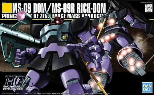 BANDAI - Gunpla - HG Universal Century - MS-09 Dom & MS-09R Rick-Dom #059 1/144