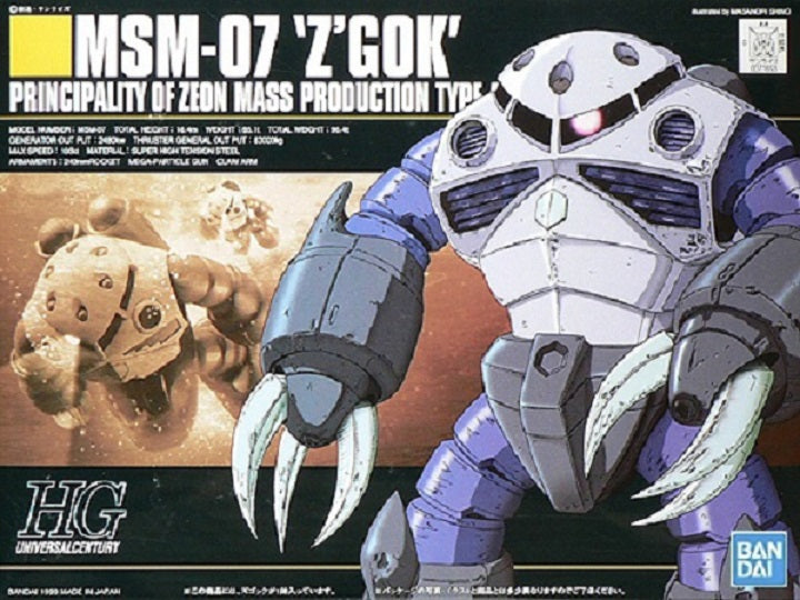 BANDAI - Gunpla - HG Universal Century - MSM-07 Z'Gok #006 1/144