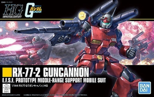 BANDAI MODEL KIT - Gunpla - HG Universal Century - RX-77-2 Guncannon Revive #190 1/144