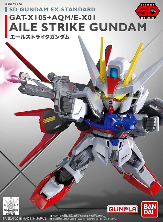 BANDAI - Gunpla - SD GAT-X-105+AQM/E-X01 Aile Strike Gundam #002