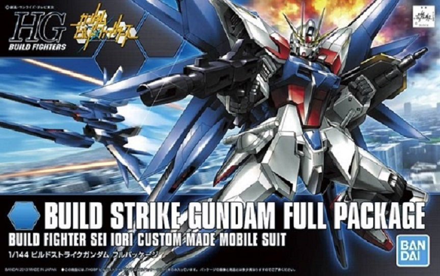 BANDAI MODEL KIT  - GUNPLA - HGBF BUILD STRIKE GUNDAM FULL PACKAGE #001 1/144