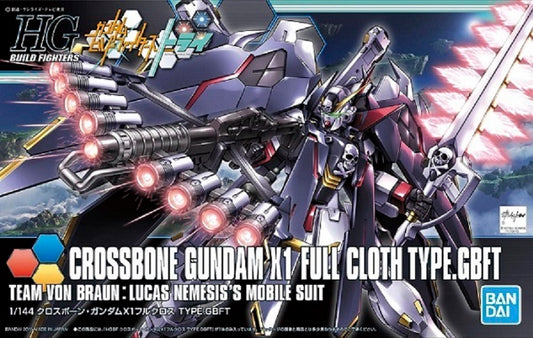 BANDAI - Gunpla - HG Build Fighter - Crossbone Gundam X1 Full Cloth Type GBFT #035 1/144