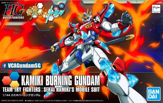 BANDAI MODEL KIT - Gunpla - HG Build Fighter - Kamiki Burning Gundam #043 1/144