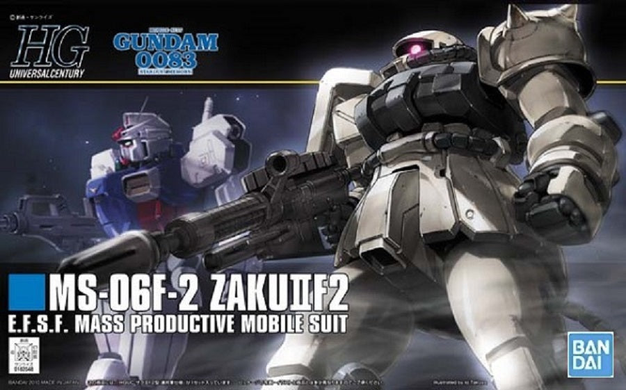 BANDAI - Gunpla - HG Universal Century - MS-06F-2 Zaku II F2 Earth Fed Type #107 1/144