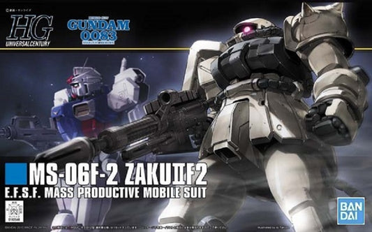 BANDAI - Gunpla - HG Universal Century - MS-06F-2 Zaku II F2 Earth Fed Type #107 1/144