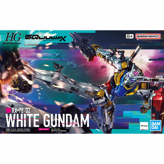 BANDAI - hg white gundam gq 1/144