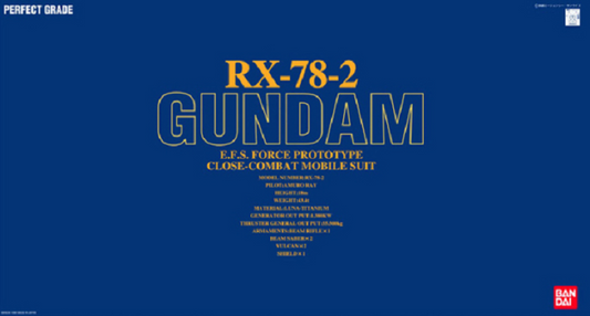 BANDAI - Gunpla - PG Gundam RX-78-2 1/60